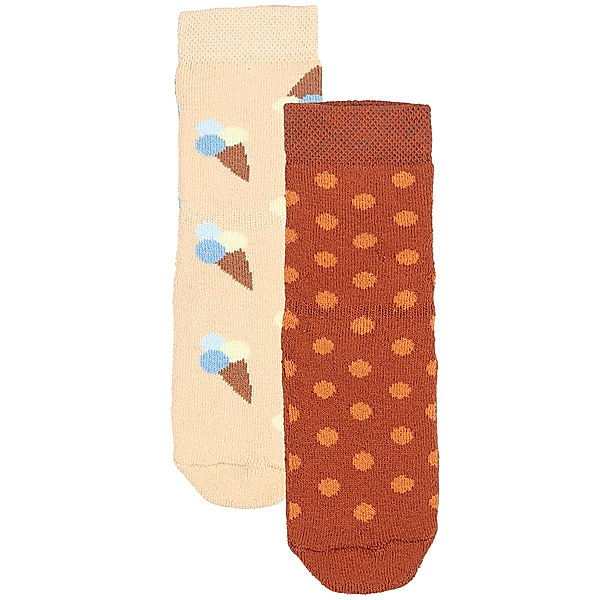 ewers Stoppersocken EIS - PUNKTE 2er Pack in kupfer