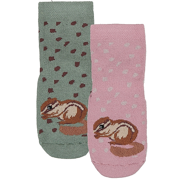 ewers Stoppersocken SOFTSTEP HASELMAUS 2er- Pack in wild