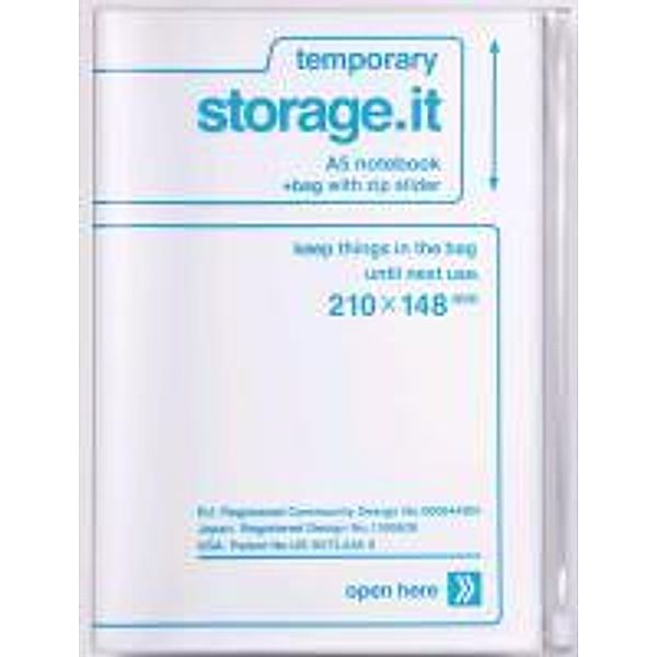 Storage.it notebook A5 Semi matt. White