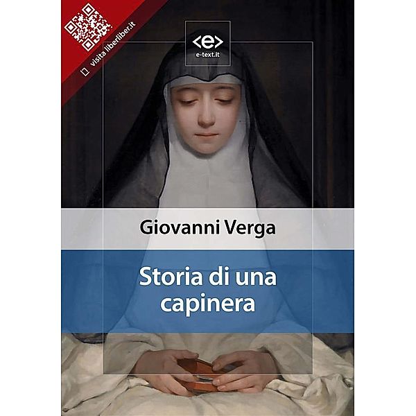 Storia di una capinera / Liber Liber, Giovanni Verga