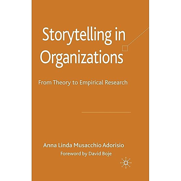 Storytelling in Organizations, Kenneth A. Loparo