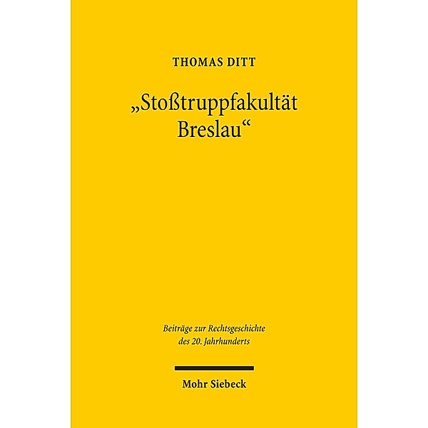 'Stoßtruppfakultät Breslau', Thomas Ditt