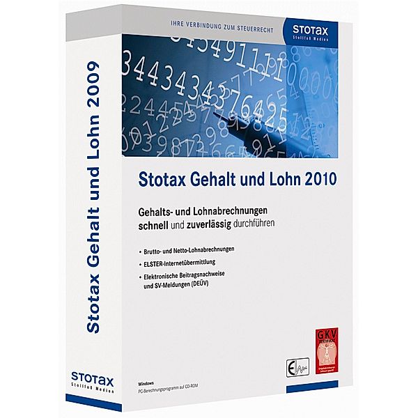 Stotax Gehalt und Lohn 2010, 1 CD-ROM