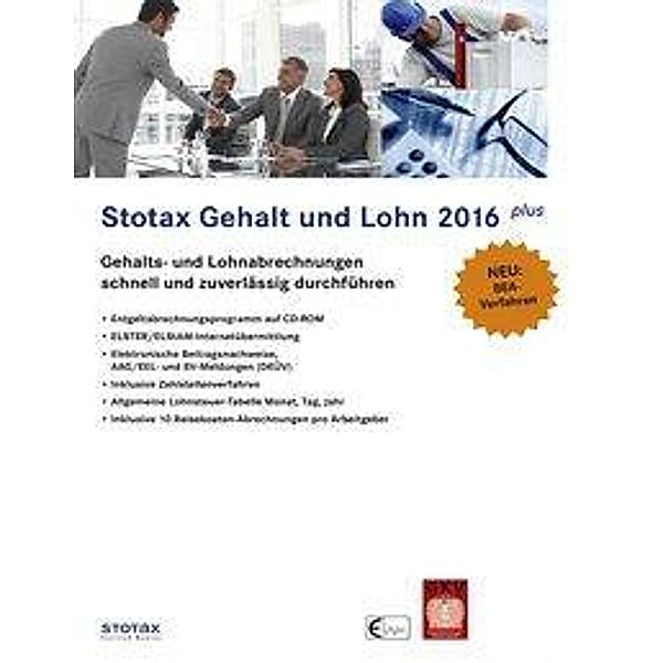 Stotax Gehalt und Lohn Plus 2016, CD-ROM