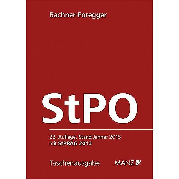 StPO - Strafprozessordnung 1975 (f. Österreich)