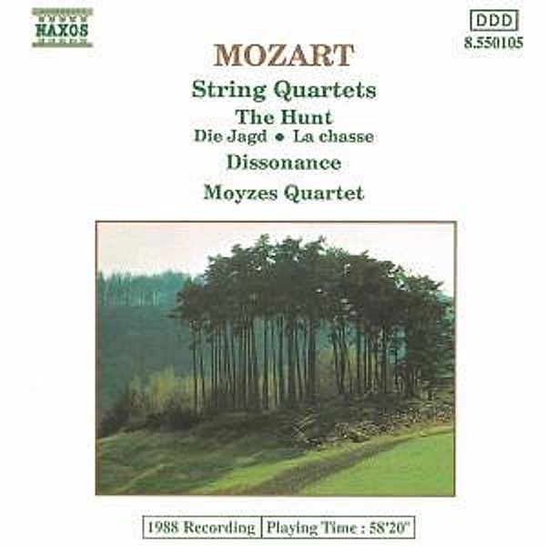Str.Quart.17+19*Naxos, Moyzes Quartett