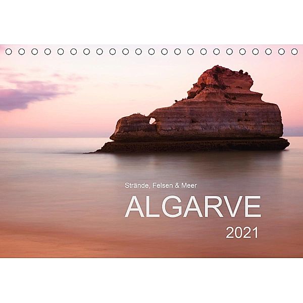 Strände, Felsen und Meer - ALGARVE 2021 (Tischkalender 2021 DIN A5 quer), Lucyna Koch