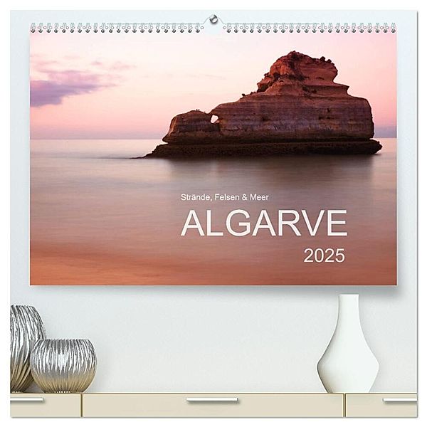 Strände, Felsen und Meer - ALGARVE 2025 (hochwertiger Premium Wandkalender 2025 DIN A2 quer), Kunstdruck in Hochglanz, Calvendo, Lucyna Koch