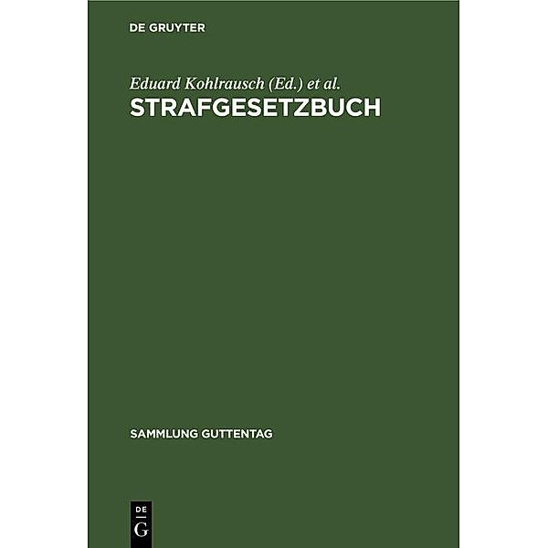 Strafgesetzbuch / Sammlung Guttentag