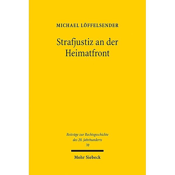 Strafjustiz an der Heimatfront, Michael Löffelsender