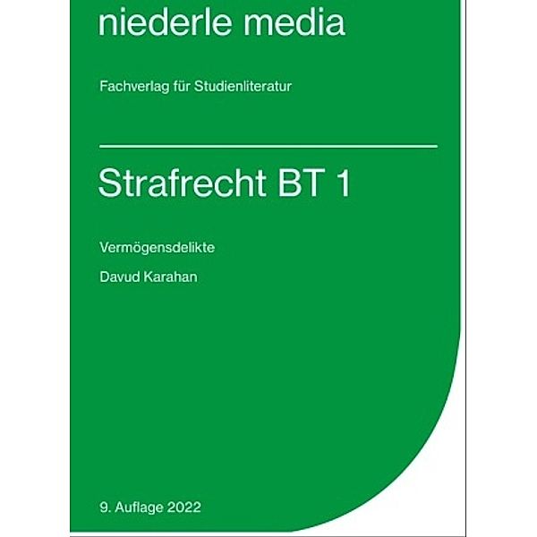 Strafrecht BT 1 - Karteikarten - 2022, Davud Karahan