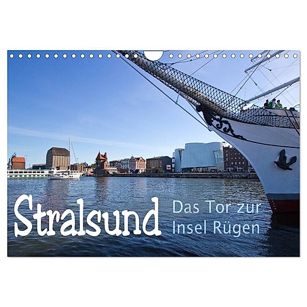 Stralsund. Das Tor zur Insel Rügen (Wandkalender 2024 DIN A4 quer), CALVENDO Monatskalender, Paul Michalzik