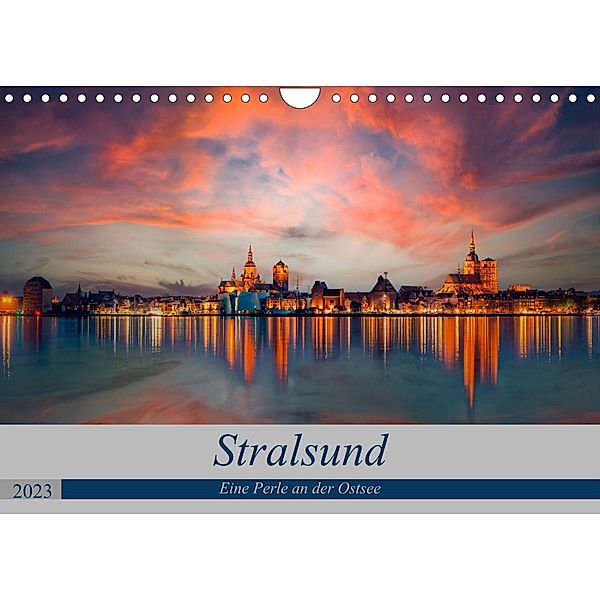 Stralsund, Eine Perle an der Ostsee (Wandkalender 2023 DIN A4 quer), Uwe Kantz