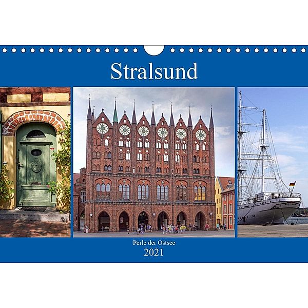 Stralsund - Perle der Ostsee (Wandkalender 2021 DIN A4 quer), Thomas Becker