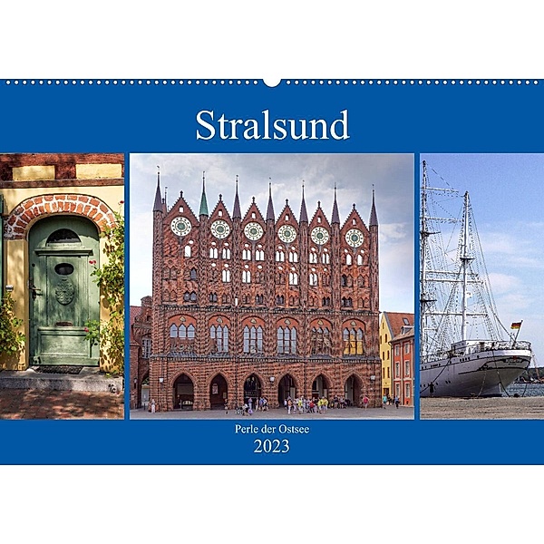 Stralsund - Perle der Ostsee (Wandkalender 2023 DIN A2 quer), Thomas Becker