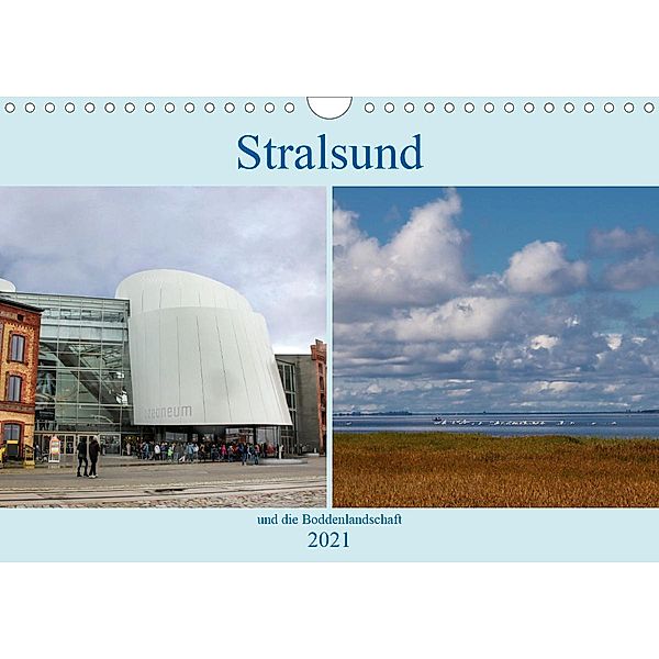 Stralsund und die Boddenlandschaft (Wandkalender 2021 DIN A4 quer), Brigitte Dürr