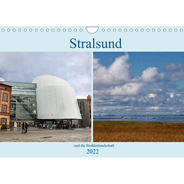 Stralsund und die Boddenlandschaft (Wandkalender 2022 DIN A4 quer), Brigitte Dürr