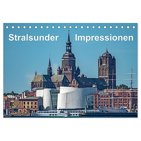 Stralsunder Impressionen (Tischkalender 2024 DIN A5 quer), CALVENDO Monatskalender, Thomas Seethaler