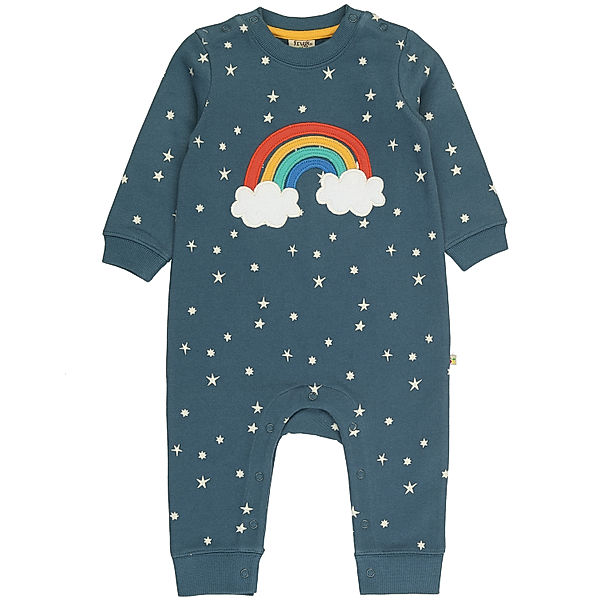 frugi Strampler ABISKO STARS/RAINBOW in blau