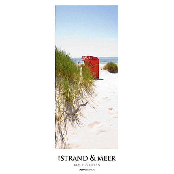 Strand & Meer / Beach & Ocean 2017, Streifenkalender XXL, ALPHA EDITION