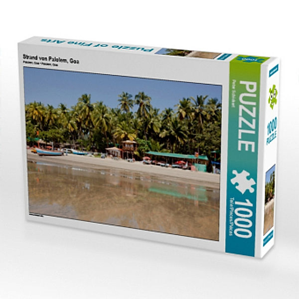 Strand von Palolem, Goa (Puzzle), Peter Schickert