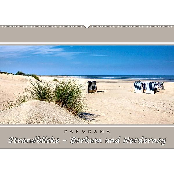 Strandblicke Borkum und Norderney (Wandkalender 2023 DIN A2 quer), A. Dreegmeyer