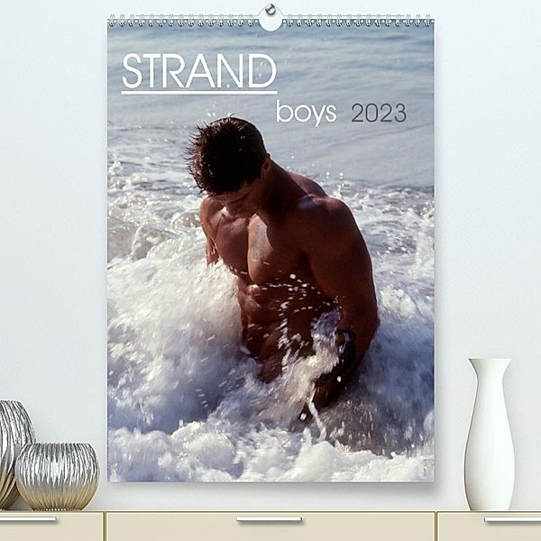 Strandboys 2023 (Premium, hochwertiger DIN A2 Wandkalender 2023, Kunstdruck in Hochglanz), Malestockphoto