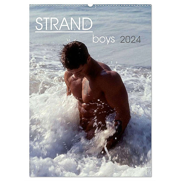 Strandboys 2024 (Wandkalender 2024 DIN A2 hoch), CALVENDO Monatskalender, Malestockphoto