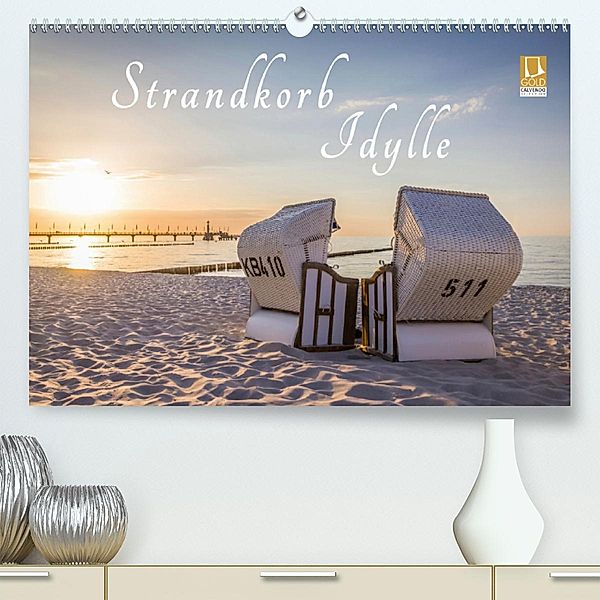 Strandkorb Idylle (Premium-Kalender 2020 DIN A2 quer), Christian Müringer