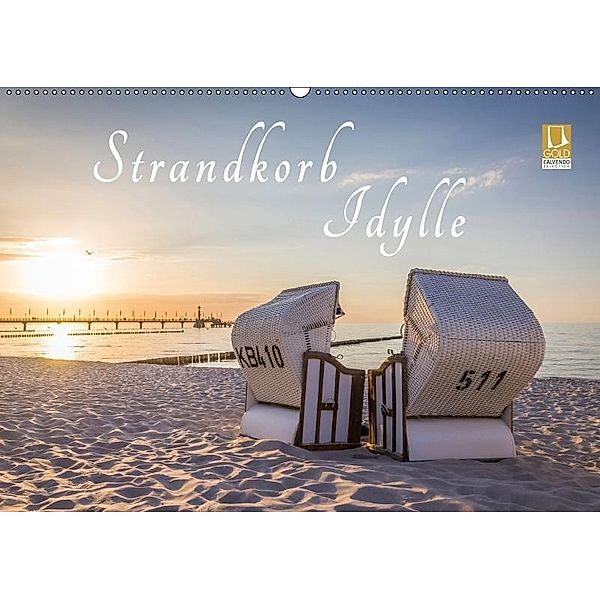 Strandkorb Idylle (Wandkalender 2017 DIN A2 quer), Christian Müringer