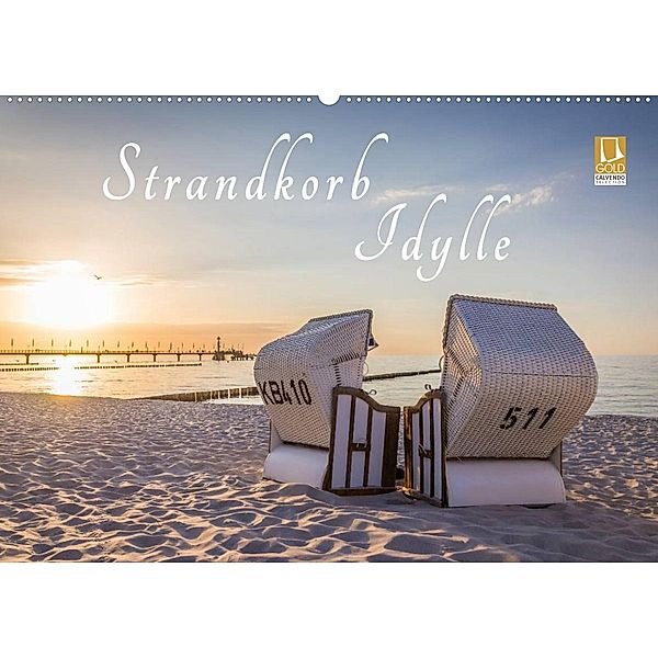 Strandkorb Idylle (Wandkalender 2023 DIN A2 quer), Christian Müringer