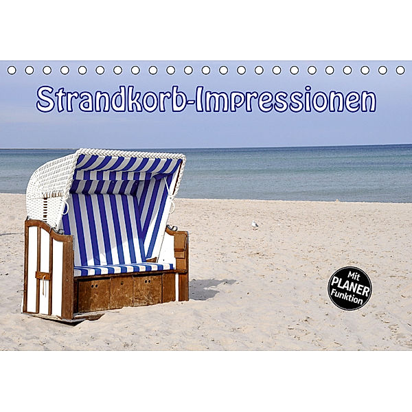 Strandkorb-Impressionen (Tischkalender 2019 DIN A5 quer), GUGIGEI