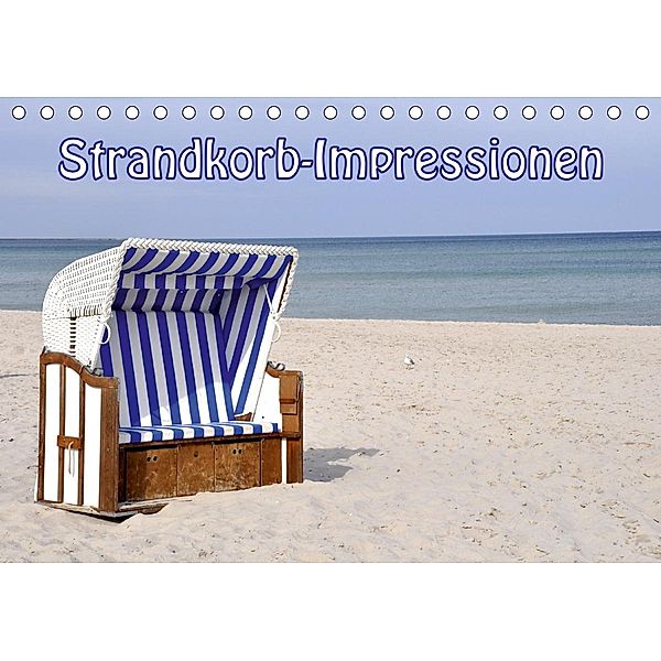 Strandkorb-Impressionen (Tischkalender 2021 DIN A5 quer), Gugigei