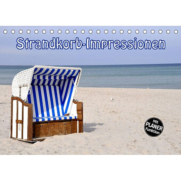 Strandkorb-Impressionen (Tischkalender 2022 DIN A5 quer), GUGIGEI