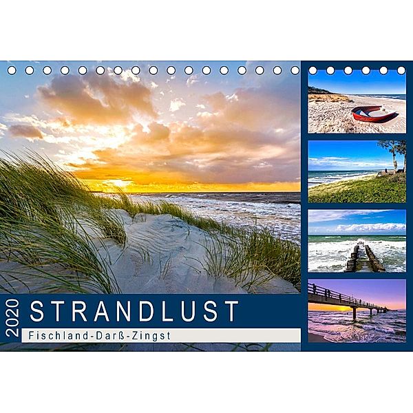 STRANDLUST: Fischland-Darß-Zingst (Tischkalender 2020 DIN A5 quer), Andrea Dreegmeyer