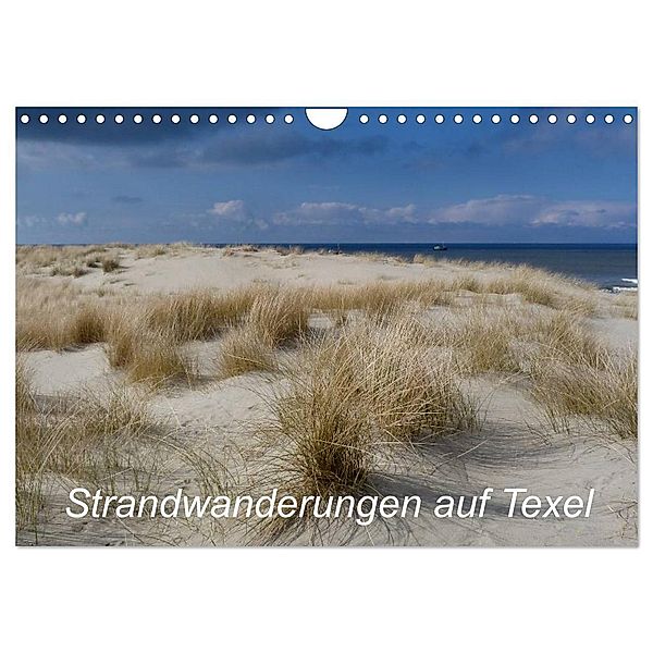 Strandwanderungen auf Texel (Wandkalender 2024 DIN A4 quer), CALVENDO Monatskalender, Ute Stehlmann