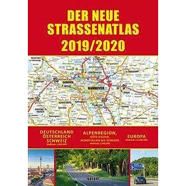Straßenatlas 2019/2020 Deutschland/Europa