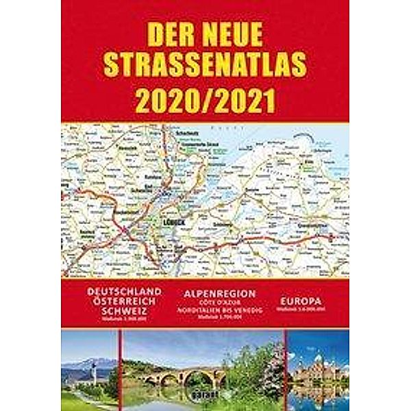 Straßenatlas 2020/2021 für Deutschland und Europa