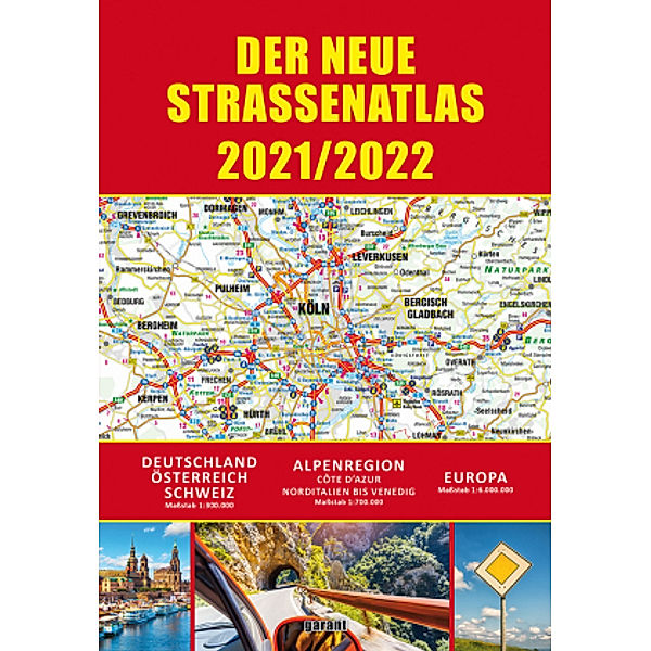 Strassenatlas 2021/2022 für Deutschland und Europa