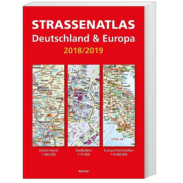 Strassenatlas Deutschland & Europa 2018/2019