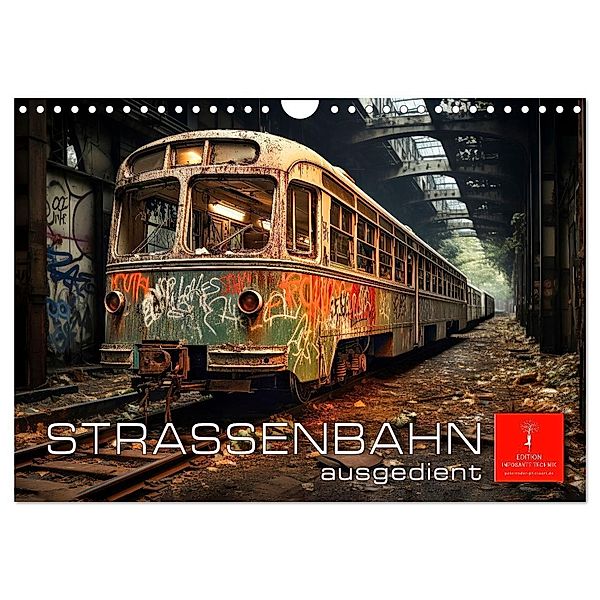 Straßenbahn ausgedient (Wandkalender 2024 DIN A4 quer), CALVENDO Monatskalender, Peter Roder