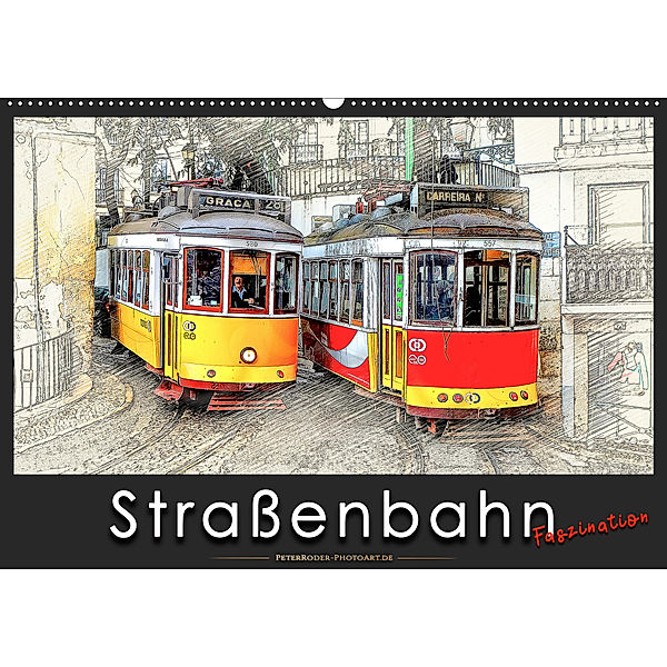 Straßenbahn Faszination (Wandkalender 2020 DIN A2 quer), Peter Roder