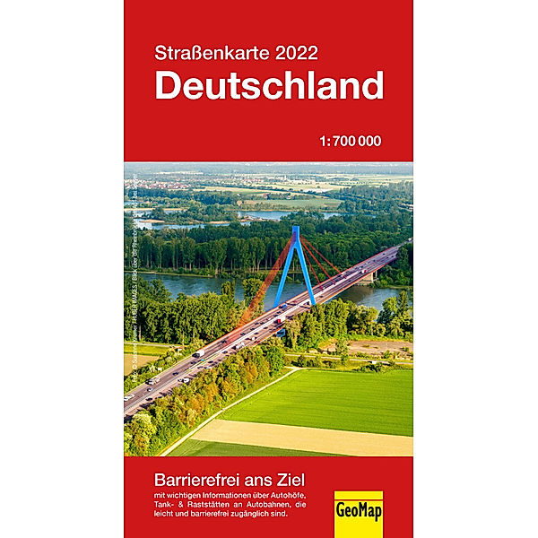 Straßenkarte Deutschland 2022, GeoMap
