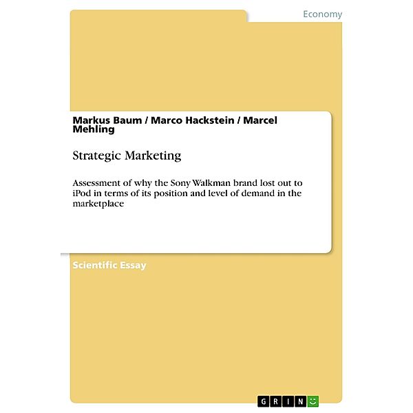 Strategic Marketing, Markus Baum, Marco Hackstein, Marcel Mehling