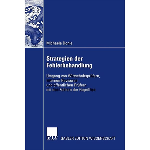 Strategien der Fehlerbehandlung, Michaela Donle