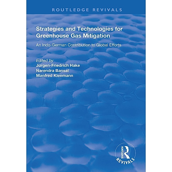 Strategies and Technologies for Greenhouse Gas Mitigation