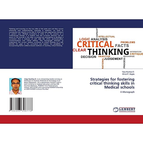 Strategies for fostering critical thinking skills in Medical schools, Vijay Kautilya D., Shruti P. Hegde