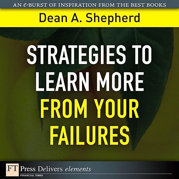 Strategies to Learn More from Your Failures, Dean Shepherd