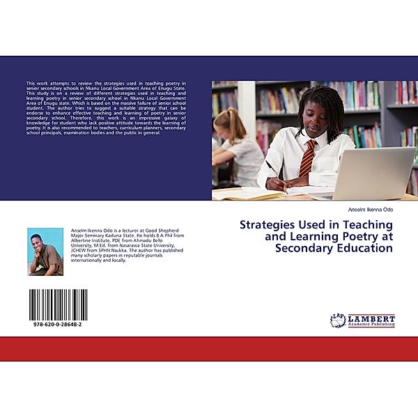 Strategies Used in Teaching and Learning Poetry at Secondary Education, Anselm Ikenna Odo