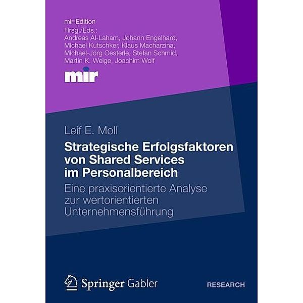 Strategische Erfolgsfaktoren von Shared Services im Personalbereich, Leif Moll